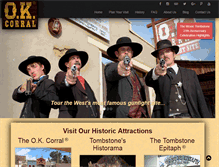 Tablet Screenshot of okcorral.com